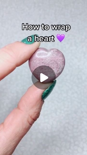 4,860 likes, 42 comments - the_boho_beach_bum on December 29, 2021: "How to wrap a 💜 . . . . #heart #crystalheart #lepidolite #wirewrappingtutorial #wirewrappedjew..." How To Wire Wrap A Bead, Wire Wrapped Jewelry Stones, Wire For Jewelry Making, How To Wire Wrap Crystals Tutorials, How To Wrap Jewelry, How To Wrap A Heart Shaped Stone, Bead Wire Wrapping Diy, Wire Wrapped Crystals Diy, How To Wrap A Heart Crystal