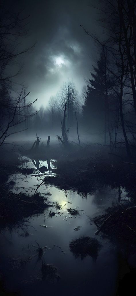 From Software Art, Dark Fantasy Scenery, Dark Forest Photography, Dark Fantasy Background, Creepy Landscapes, Dark Fantasy Landscape, Apocalypse Landscape, Dark Forest Aesthetic, Dark Woods