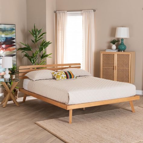 Wooden bed design modern