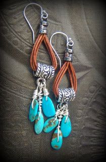 Earrings Everyday Diy Leather Earrings, Leather Jewelry Diy, Diy Jewelry Earrings, Earrings Ideas, Jewelry Making Earrings, Cord Jewelry, Earrings Everyday, Yee Haw, Homemade Jewelry