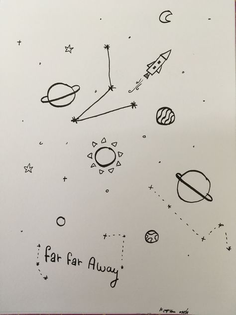 Drawing Ideas Easy Galaxy, Easy Notebook Drawings, Universe Drawing Ideas Stars, Draw Galaxy Easy, Galaxy Drawings Easy, Easy Universe Drawing, Galaxy Easy Drawing, Universe Sketch Drawings, Small Pen Drawings Simple