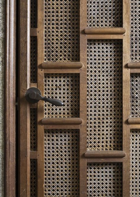 rattan weave Trust Images, John Hammond, Rattan Door, Door Detail, Furniture Details, National Trust, Entrance Doors, Wood Doors, Door Design