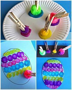 Påskeaktiviteter For Barn, Easter Crafts Preschool, Easter Board, Easter Crafts For Toddlers, Easter Arts And Crafts, Aktiviti Kanak-kanak, Fun Easter Crafts, Easter Preschool, Easter Activities For Kids