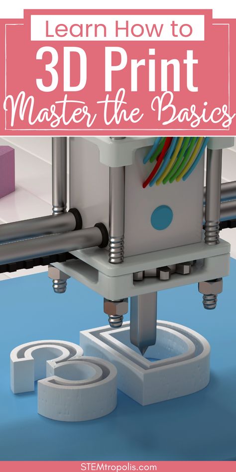 Lear how to get started in our beginners guide for 3D printing. Perfect 3D print ideas ideas for kids and students. There are a number of engaging 3D prints of interest for younger kids. Here are our favorite 3D printing for elementary students projects, as well as an overview of 3D printing for kids. FREE 3D models and how to print. 3d Printing Basics, 3d Printing Beginner, 3d Printing Ideas For Beginners, 3d Printing Tips, How To Paint 3d Printed Objects, 3d Printing Projects Free Printable, 3 D Printing Projects, 3d Printing For Beginners, Beginner 3d Printer Projects