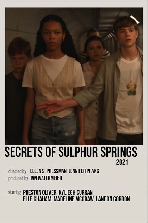 Secret Of Sulphur Springs, Secrets Of Sulphur Springs, All Studio Ghibli Movies, Spring Movie, Best Movies List, Movie Character Posters, Good Animated Movies, Movies To Watch Teenagers, Iconic Movie Posters