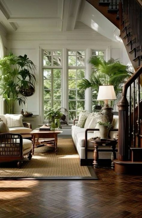 Modern Colonial Interior Design, Colonial Interior Design, British Colonial Decor, Colonial Interior, Modern Colonial, British Colonial Style, Casa Vintage, Dream House Interior, Colonial Style