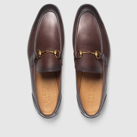 Gucci Jordaan Loafer, Gucci Jordaan, Bit Loafers, Brown Leather Loafers, Light Brown Leather, Gucci Men Shoes, Gucci Leather, Dark Brown Leather, Gucci Shoes