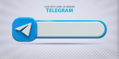 Telegram label 3d rendering | Premium Psd #Freepik #psd #logo #banner #label #cover Telegram Logo Png, Telegram Png, Facebook Logo Png, New Instagram Logo, Social Media Icons Vector, Frames Design Graphic, Banner Shapes, Church Icon, Selfie Wall