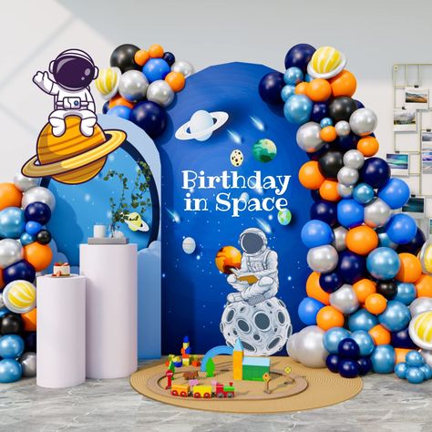 Outer Space Party Decorations, Space Party Decorations, Galaxy Party, Astronaut Party, Boy Birthday Decorations, Space Theme Party, Astronaut Birthday, Outer Space Party, Outer Space Birthday