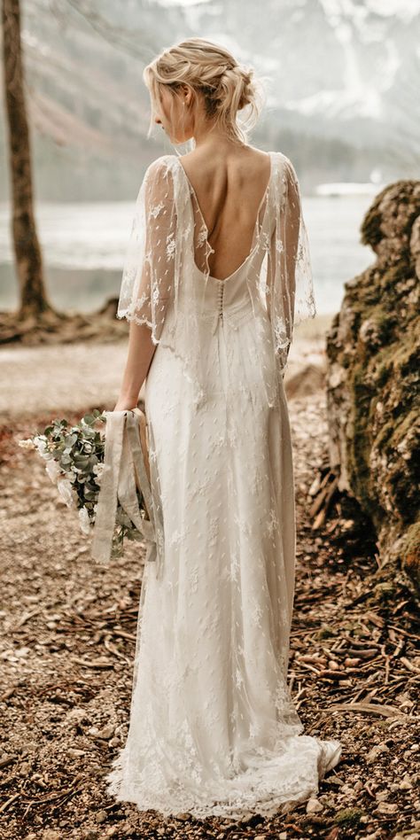 boho vintage low back straight with sleeves sheath wedding dresses youandmefotografie Boho Wedding Sleeves, Sleeveless Boho Wedding Dress, Boho Wedding Dress Lace Vintage Hippie Bell Sleeves, Vintage Summer Wedding Dress, Stevie Nicks Wedding Dress Style, Bohemian Bridal Dress, Simple Cottage Core Wedding Dress, Simple Light Wedding Dress, Fleetwood Mac Wedding Dress