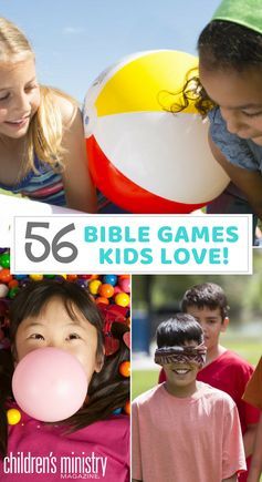 Church Games For Kids, Childrens Ministry Games, Bible School Games, Kids Church Games, Bible Games For Kids, School Games For Kids, Sunday School Object Lessons, Sunday School Games, Church Games