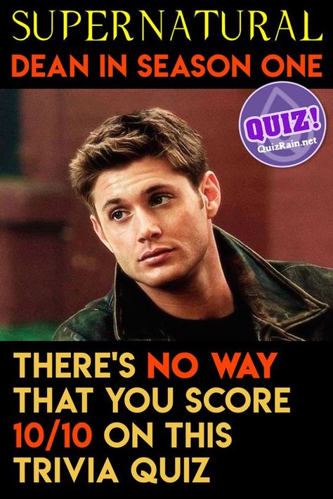 Supernatural Quiz – Dean In Season One #quiz #quizzes #buzzfeed #triviaquestionsandanswers #quizzesbuzzfeed #trivia #quizzesforfun #funquiz #supernatural Supernatural Outfit Ideas, Supernatural Quiz, Supernatural Quizzes, Dean Winchester Outfit, Supernatural Season One, Winchester Brother, Supernatural Facts, Supernatural Outfits, Funny Supernatural