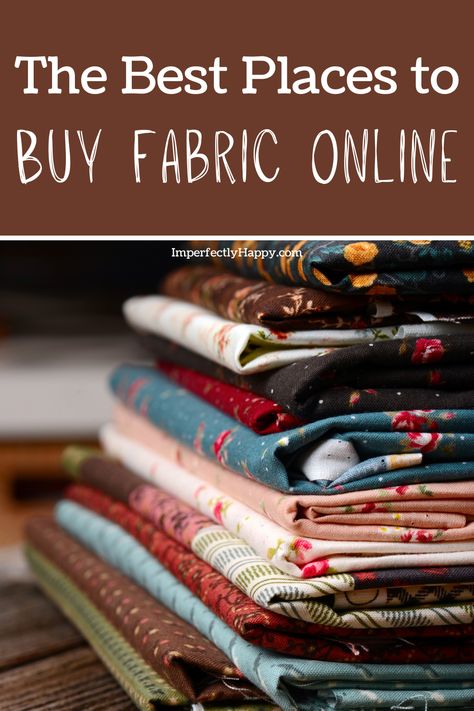 The best places to buy fabric online. Want to buy fabric online instead of visiting a store? You are in luck, because there are quite a few great online stores that sell all kinds of fabric. Where To Buy Fabric, Cheap Fabric Online, Fabric Websites, Quilting Fabric Online, Fabric Shops Online, Cute Sewing Projects, Buy Fabric Online, Beginner Sewing Projects Easy, Cheap Fabric