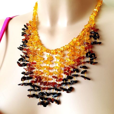 Collars, Natural Baltic Amber Necklace / Women / Healing Amber Necklace / Certified Genuine Baltic Amber - CA1822K0OHG  #Necklaces #designer #womensfashion #Jewelry #Styles #Collars Diy Statement Necklace, Beautiful Diamond Necklace, Women Healing, Baltic Amber Necklace, Jewelry Staples, Jewelry Styles, Gemstone Necklaces, Healing Necklace, Cultured Pearl Necklace