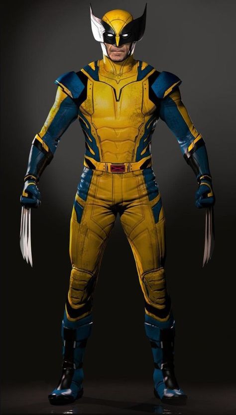 Wolverine Yellow Suit, Wolverine Redesign, Wolverine Halloween Costume, Gamora Comic, Wolverine Suit, Wolverine 2024, Wolverine Film, Wolverine Costume, Wolverine Artwork