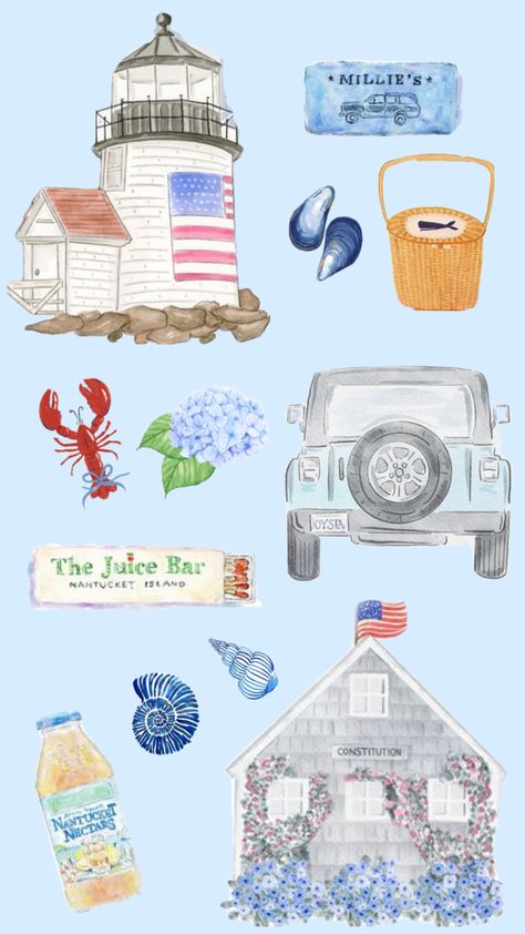 #nantucket Marthas Vineyard Aesthetic, Nantucket Aesthetic, Sorority Room, Cape Cod Aesthetic, Coastal Wallpaper, Birthday Card Craft, Artsy Pictures, Dorm Room Inspiration, Coastal Life