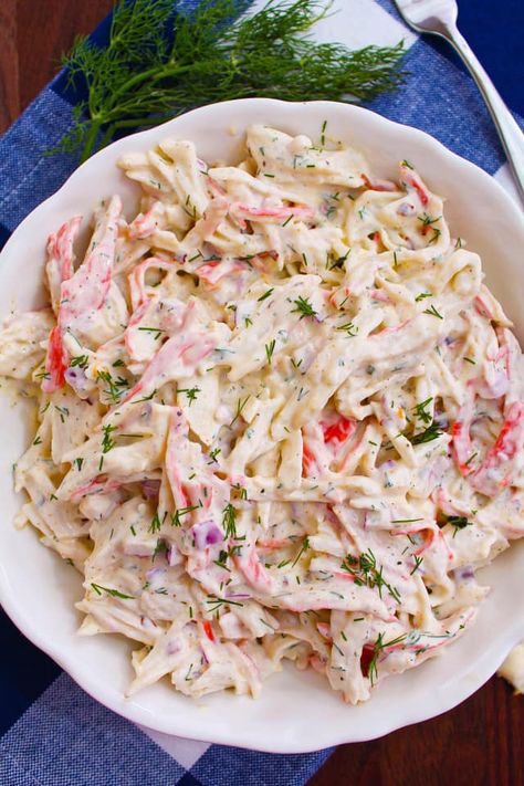 Deli Crab Salad Recipe, Homemade Crab Salad, Crab Salad 12 Tomatoes, Hot Crab Salad Recipe, King Crab Salad Recipe, Mock Crab Salad Recipes, Shredded Crab Salad, Imitated Crab Salad Recipes Easy, Seafood Crab Salad