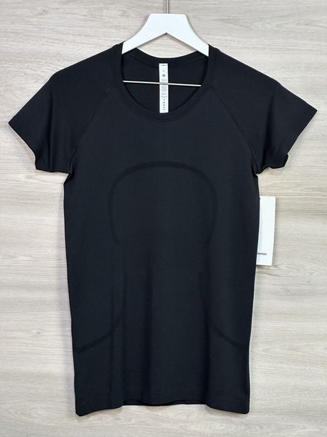 Lululemon Swiftly Tech Short Sleeve 2.0 Size 8 Black 50155 071823CR1 Condition is New With Tags. Shipped with USPS. Will combine shipping on multiple purchases and refund any shipping overage on orders shipped within the US (Combined shipping not available for separate Ebay International Shipping Orders please contact me for a bundle listing) . Black Lulu Swiftly Tech, Black Lulu Swiftly, Lululemon Swiftly Tech Short Sleeve Black, Lululemon Black Swiftly Tech, Black Lululemon Shirt, Lululemon Tops Shirts, Black Swiftly Tech Outfit, Lululemon T Shirt, Lululemon Shirts & Tops