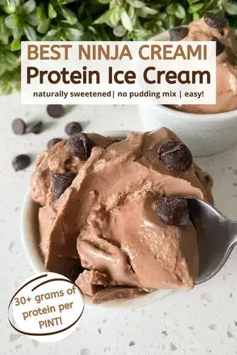 Best Chocolate Ninja Creami Protein Ice Cream (Easy + 30g Protein!) Chocolate Creami Protein, Ninja Creamy Chocolate Protein Ice Cream, Ninja Creami With Fairlife Chocolate Milk, Ghost Protein Ninja Creami, Chocolate Protein Creami Recipes, Ninja Creami Chocolate Protein Ice Cream, Protein Powder Ninja Creami, Ninja Creami Recipes Fairlife Protein, Nijia Creami Protein Ice Cream