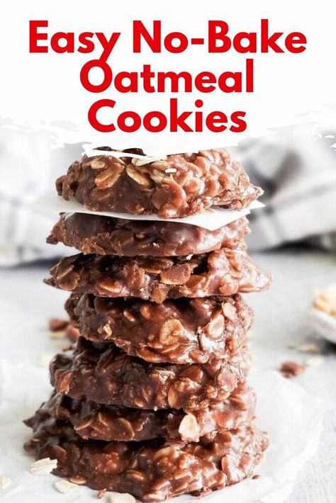 No Bake Healthy Oatmeal Cookies, No Bake Oatmeal Breakfast Cookies, No Bake Choc Oatmeal Cookies, Breakfast Cookies Healthy Oatmeal No Bake, No Bake Chocolate Oatmeal Coconut Cookies, Banana Oat Cookies, Pumpkin Oatmeal Cookies, Fig Cake, Chocolate Oatmeal Cookies