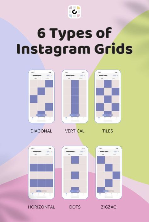 Grids Layout, Instagram Grid Layout, Instagram Grid Design, Instagram Feed Tips, Instagram Design Layout, Instagram Branding Design, Instagram Feed Planner, Instagram Feed Layout, Instagram Theme Feed