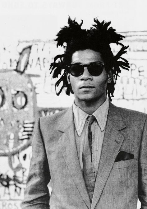 Jean Michel Basquiat, Jean Michel, Graffiti, Dreadlocks, Sunglasses, Wall