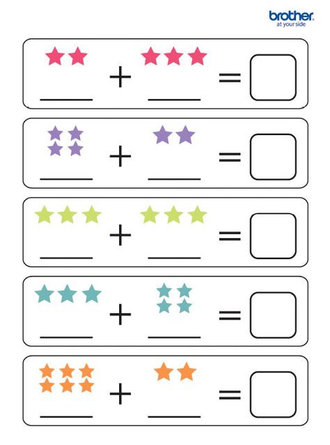 Create, customize and print custom learning activities. Leverage Brother Creative Center's learning activities templates for Math Under 5 Addition. Basic Addition For Kindergarten, Beginning Addition Activities, Addition Activity For Preschool, Maths For Year 1, Math Exercises For Kindergarten, Addition Within 5 Kindergarten, Easy Addition Worksheets Free, Addition Preschool Activities, Maths Addition Activities