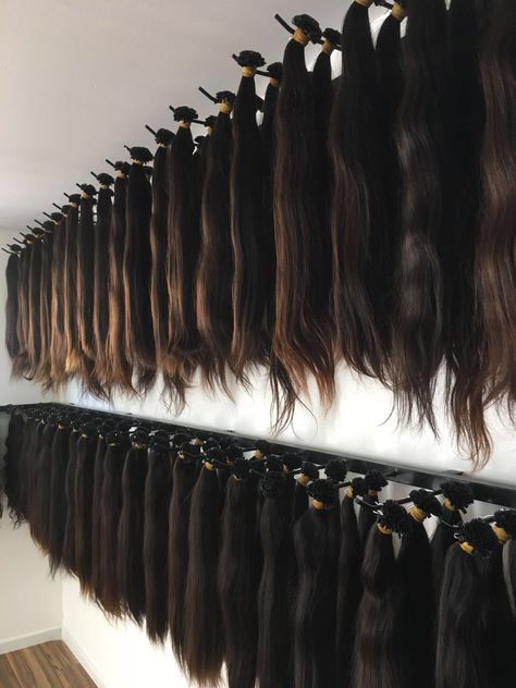 Luxury Hair Extensions Branding, Hair Extension Aesthetic, Hair Extension Display Ideas, Hair Extensions Aesthetic, Luxury Ads, Hair Extensions Business, Hair Extension Business, Hair Wall, Hair Extensions Tutorial