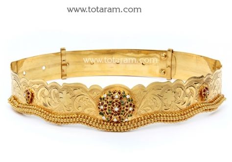 Latest Vaddanam Designs, Gold Waist Belt, Gold Cat Earrings, Hip Belts, 22 Karat Gold Jewelry, Indian Gold Jewellery Design, Vaddanam Designs, Indian Gold Jewelry, Bridal Diamond Necklace