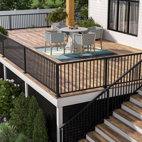 Cable railing deck