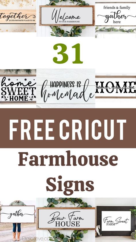 Get free modern cricut farmhouse signs diy for farmhouse decorations whether its entryway, wall, living room, kitchen. Cricut Projects Ideas Decor Wall Art, Cricut Farmhouse Signs, Kitchen Signs Diy, Farmhouse Sign Ideas, Kitchen Sign Diy, Rustic Farmhouse Kitchen Ideas, Farmhouse Signs Diy, Diy Farmhouse Ideas, Diy Farmhouse Decoration