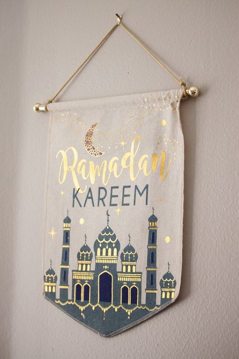 Ramadan Decorations Ideas | Ramadan decorations, Ramadan kareem decoration, Ramadan crafts Diy Eid Decorations, Decoraciones Ramadan, Ramadan Kids, Ramadan Kareem Decoration, Ramadan Activities, Ramadan Decoration, Canvas Banner, Ramadan Crafts, Dekor Diy