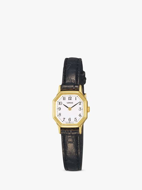 Black Hands, Black Leather Watch, Leather Strap Watch, Women's Watches, Jewelry Lookbook, Black Hand, Metal Bracelets, Black Watch, Gold Watch