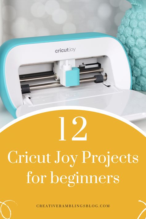 Learn how to use your Cricut Joy plus 12 inspiring project ideas for beginners.