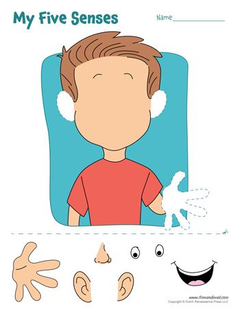 five senses craft                                                                                                                                                                                 More Five Senses Poster, 5 Senses Craft, 5 Senses Preschool, Body Parts Preschool Activities, Five Senses Worksheet, Five Senses Preschool, 5 Senses Activities, Senses Preschool, My Five Senses