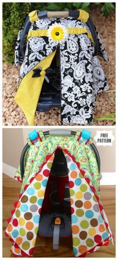 DIY Car Seat Canopy Free Sewing Pattern & Tutorial Baby Car Seat Cover Pattern, Car Seat Canopy Pattern, Car Seat Cover Pattern Free, Diy Car Seat Cover, Car Seat Cover Pattern, Baby Carrier Cover, Mercedes Benz 300sl, Mercedes Benz Classes, Stroller Baby