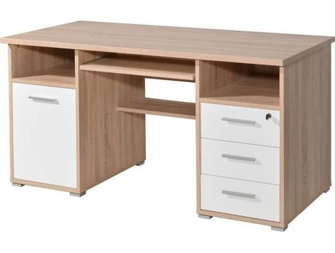 Study table available DM for order #namaslay #namaslaycustomstore #namaslaydecor Space Saving Computer Desk, Office Design Diy, Computer Table Design, Corner Writing Desk, Study Table Designs, Desk Diy, Office Table Design, Home Office Computer Desk, Office Computer Desk