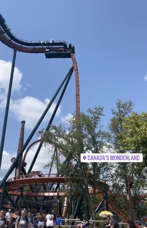 Canada's Wonderland Aesthetic, Canada's Wonderland, Wonderland Aesthetic, Canadas Wonderland, Summer List, Amusement Park Rides, Random Aesthetic, Vision Boards, Amusement Park