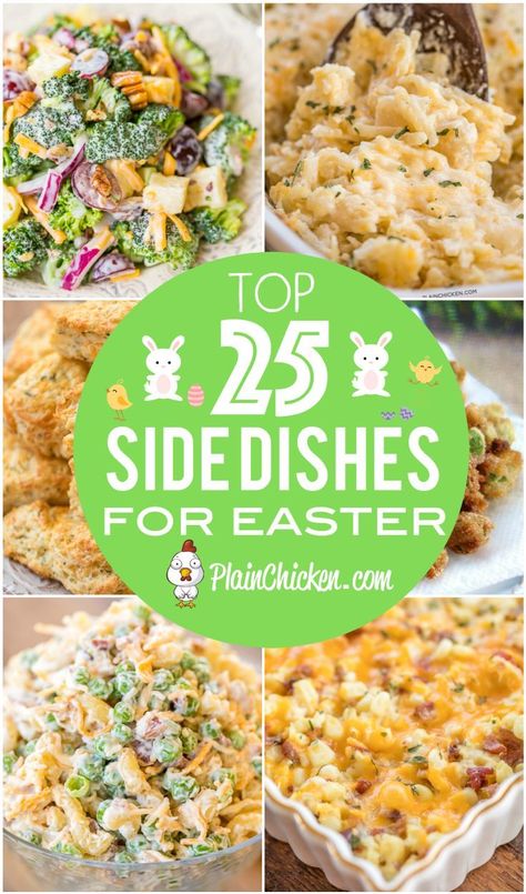 Side Dishes For Easter, Easter Side Dishes Vegetables, Easter Dinner Sides, Chip Dips, Easter Sides, Easter Dinner Menus, Recipes Easter, Easter Ham, Easter Side Dishes