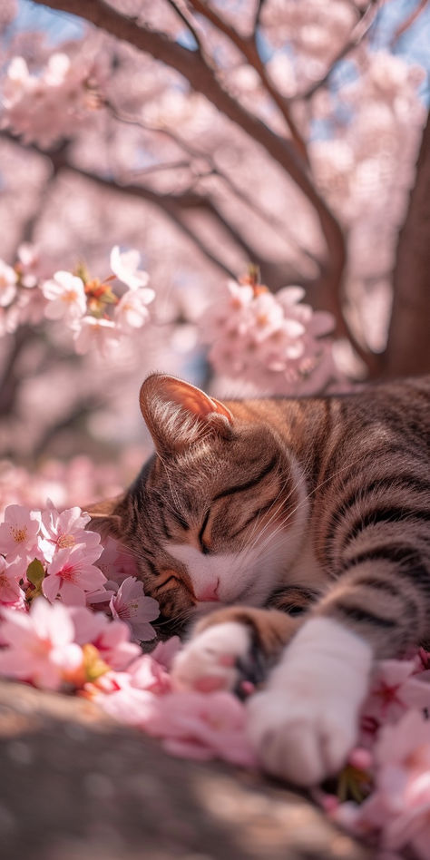 100+ Breathtaking Spring Phone Wallpapers to Brighten your screen - Days Inspired Wallpaper Edgy, Wallpaper Gatos, Cat Phone Wallpaper, Background Retro, Wallpaper Homescreen, Illustration Wallpaper, Wild Animals Pictures, Image Chat, Cute Little Kittens