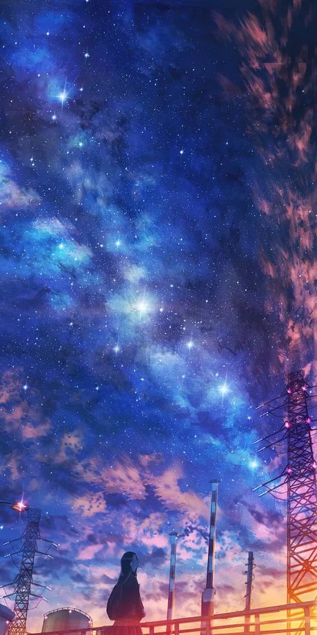 Magical Sky, Boat Illustration, Light Art Installation, Galaxy Photos, Sky Anime, Anime Galaxy, Night Sky Wallpaper, Anime Backgrounds Wallpapers, Galaxy Art