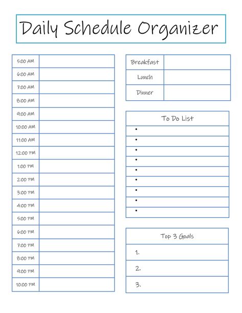 Hourly Daily Planner, Homeschool Lesson Planner, Planner For Students, Daily Calendar Template, Meal Planner Printable Free, Free Planner Templates, Daily Planner Hourly, Daily Planner Printables Free, Weekly Planner Free Printable