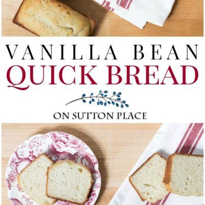 Vanilla Bean Quick Bread Recipe - On Sutton Place Vanilla Quick Bread, Quick Bread Recipe, Food For Special Event, Bake Bread, Dairy Desserts, Homemade Bread Easy, Breakfast Bread, Sutton Place, Coffee Cakes