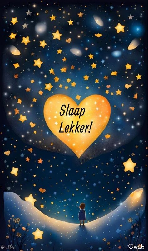 Lekker Slaap Afrikaans, Lekker Slaap, Evening Greetings, Slaap Lekker, Fabric Cards, Good Night Greetings, Night Sleep, Good Morning Good Night, Love Gif