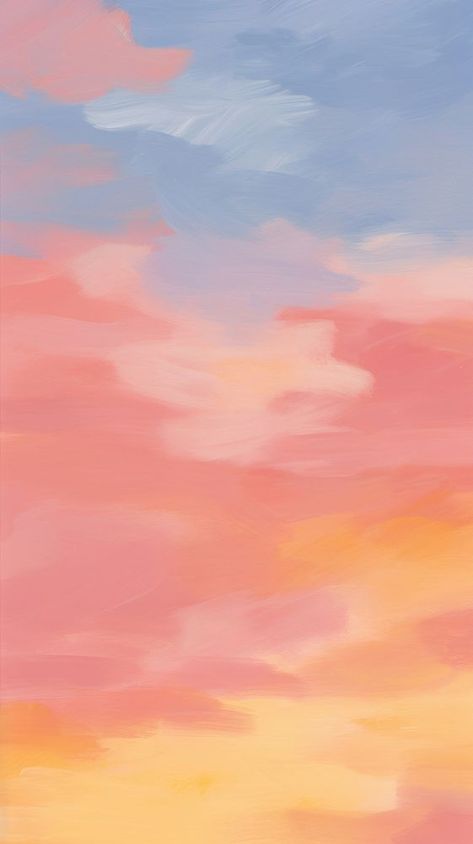 Sunrise sky backgrounds painting outdoors. AI generated Image by rawpixel. | premium image by rawpixel.com / Jigsaw Sunset Sunrise Painting, Sunrise Abstract Painting, Colourful Background Aesthetic, Ombre Sky Painting, Phone Backgrounds Orange, Sunrise Colour Palette, Sunrise Graphic Design, Acrylic Sunrise Painting, Sunset Color Aesthetic