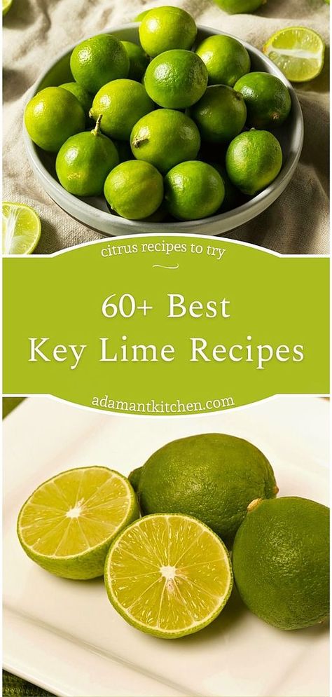 Explore our collection of over 60 key lime recipes, featuring a range of fragrant desserts, zesty marinades, and refreshing beverages. From the classic key lime pie to innovative savory dishes like key lime shrimp, these recipes are a testament to the versatility of key limes in Citrus Recipes. Find more Real Food Recipes, Whole Food Recipes, and Easy Meals at adamantkitchen.com. Lime Recipes Baking, Lime Recipes Dinner, Lime Recipes Healthy, Key Lime Shrimp, Key Lime Sauce, Lime Dessert Recipes, Key Lime Recipes, Key Lime Desserts, Healthy Breakfast Choices