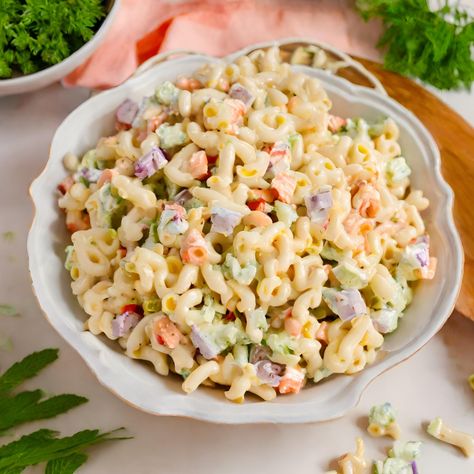 Macaroni Salad Recipe Rhubarb Bread, Easy Macaroni Salad, Cilantro Salsa, Devney Perry, Salmon Salad Recipes, Spicy Dip, Easy Macaroni, Slow Cooked Meat, Macaroni Salad Recipe