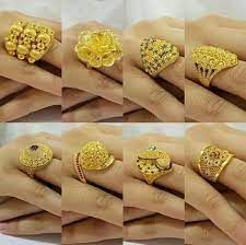 Latest Gold Ring Design For Women 2020, Gold Ring Design For Women, Ring Design For Women, Heavy Rings, Dubai Jewellery, Gold Ring Indian, Latest Ring Designs, Gold Ring Design, Latest Gold Ring Designs