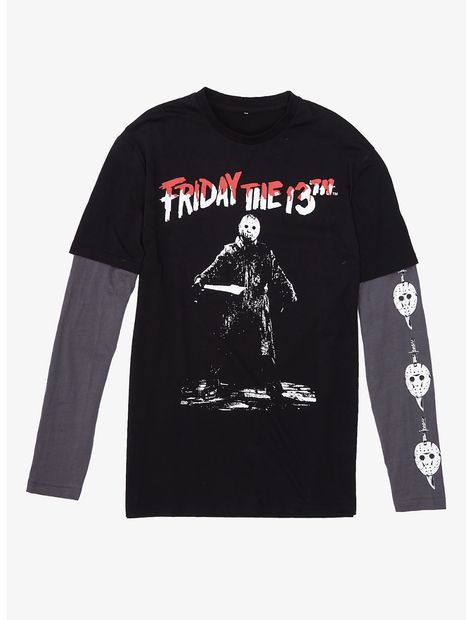 White Friday, Jason Mask, Aesthetic Grunge Outfit, T Shirt Image, Friday The 13th, Grunge Goth, Goth Outfits, Edgy Outfits