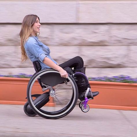 Powered Add-Ons for Active User Wheelchairs: Comparison Guide Adaptive Equipment Diy, Wheelchairs Design, Biking Benefits, Adaptive Equipment, Manual Wheelchair, Powered Wheelchair, Power Wheels, Mobility Aids, Electric Wheelchair